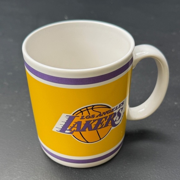 NBA Other - Vintage Los Angeles Lakers NBA Mug Yellow Purple Team Logo